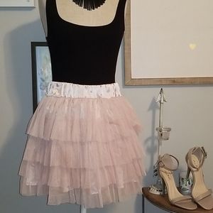 Blush Pink Tulle Skirt
